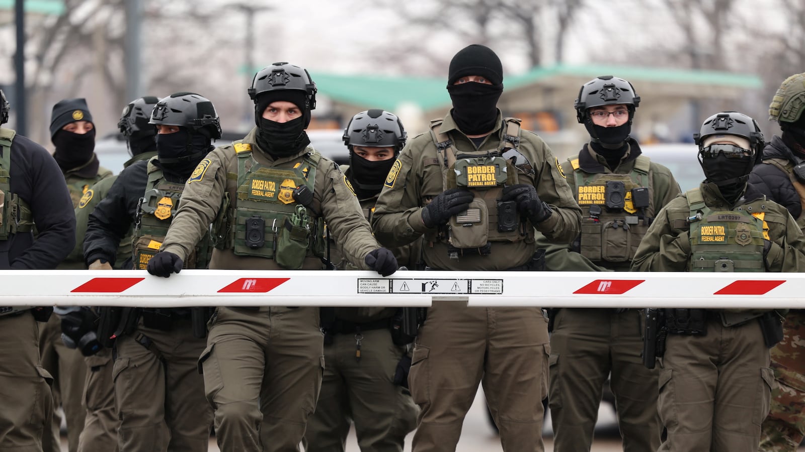 US Border Patrol ICE agents