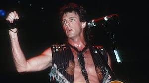 Rick Springfield in concert circa 1983 in New York City.