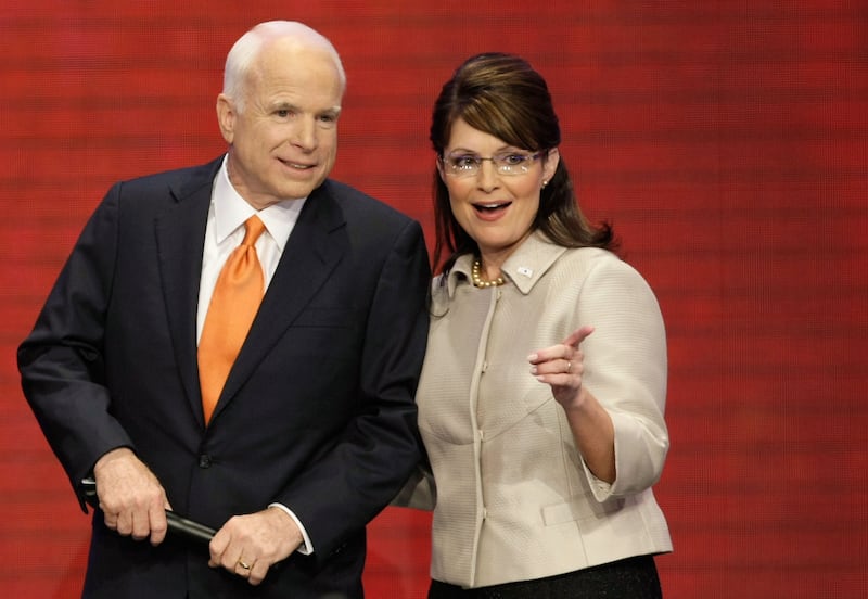 John McCain and Sarah Palin.