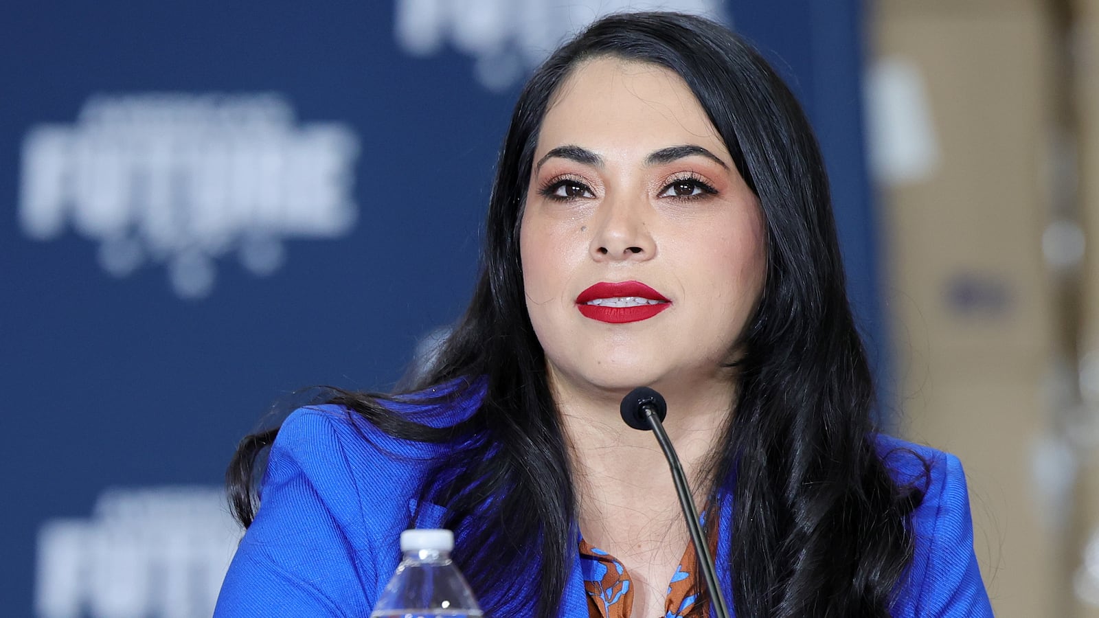 Congressional candidate, former U.S. Rep. Mayra Flores (R-TX) in North Las Vegas, Nevada.