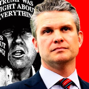 Donald Trump, Pete Hegseth photo illustration