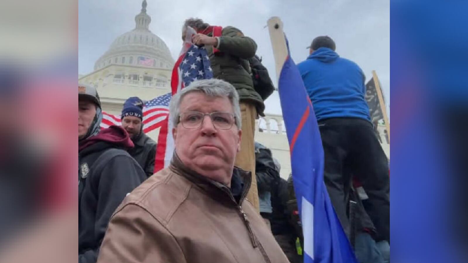 Lowell Gates, who was arrested for storming the Capitol on January 6.