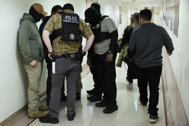 Federal agents on Tuesday carried out a joint ICE crackdown in New York's Chinatown neighborhood that officials say was "focused on criminal activity relating to selling counterfeit goods."