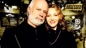 Jim Burrows with Lisa Kudrow