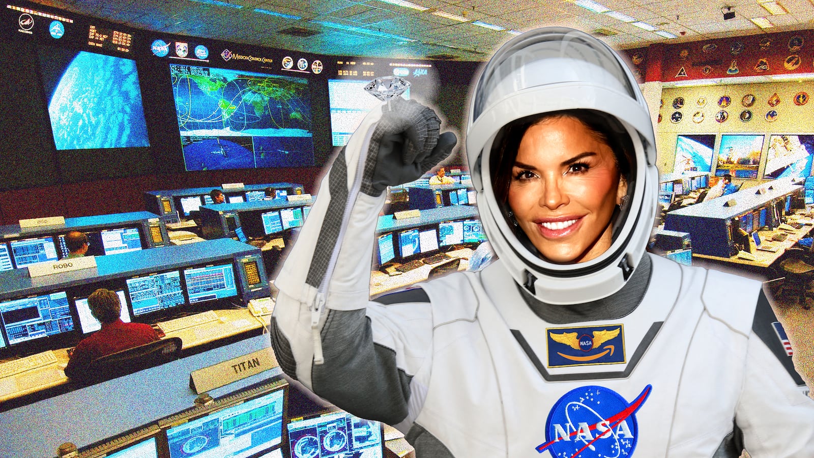 Lauren Sanchez Bezos photo illustration