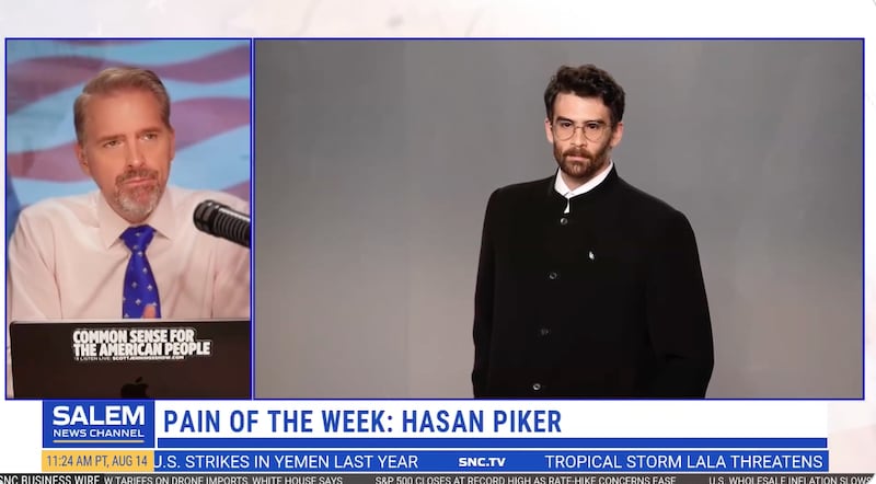 Scott Jennings slams Hasan Piker on his radio show.