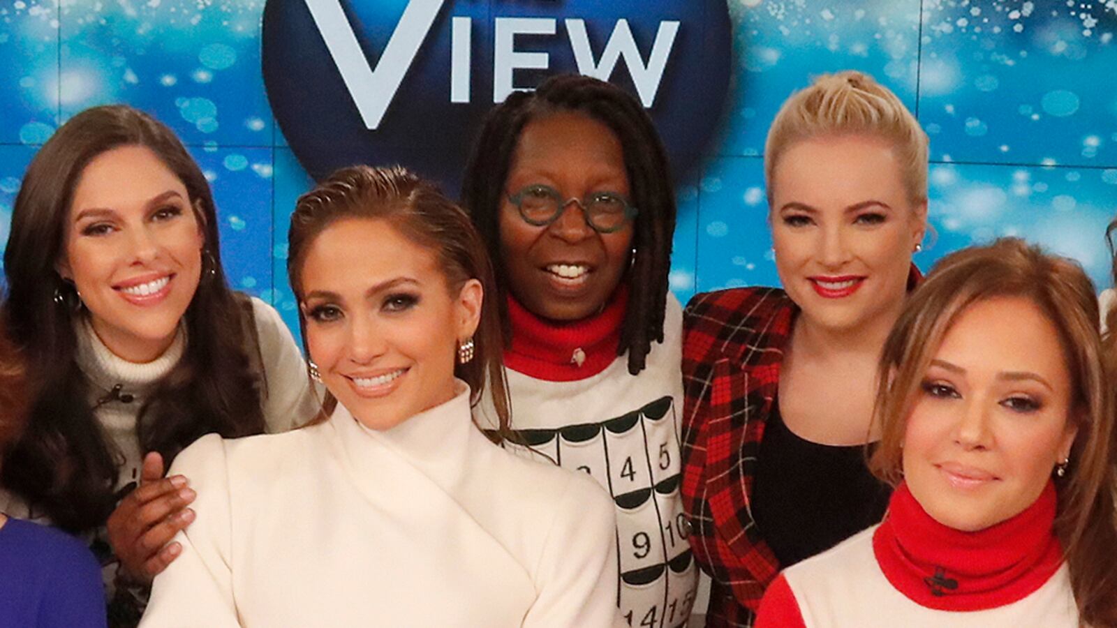 Jennifer Lopez on “The View.”