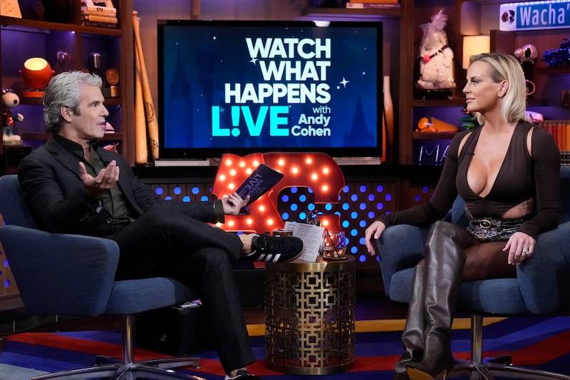 Whitney Rose with Andy Cohen