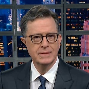 Stephen Colbert hosts 'The Late Show' on Jan. 8, 2026.