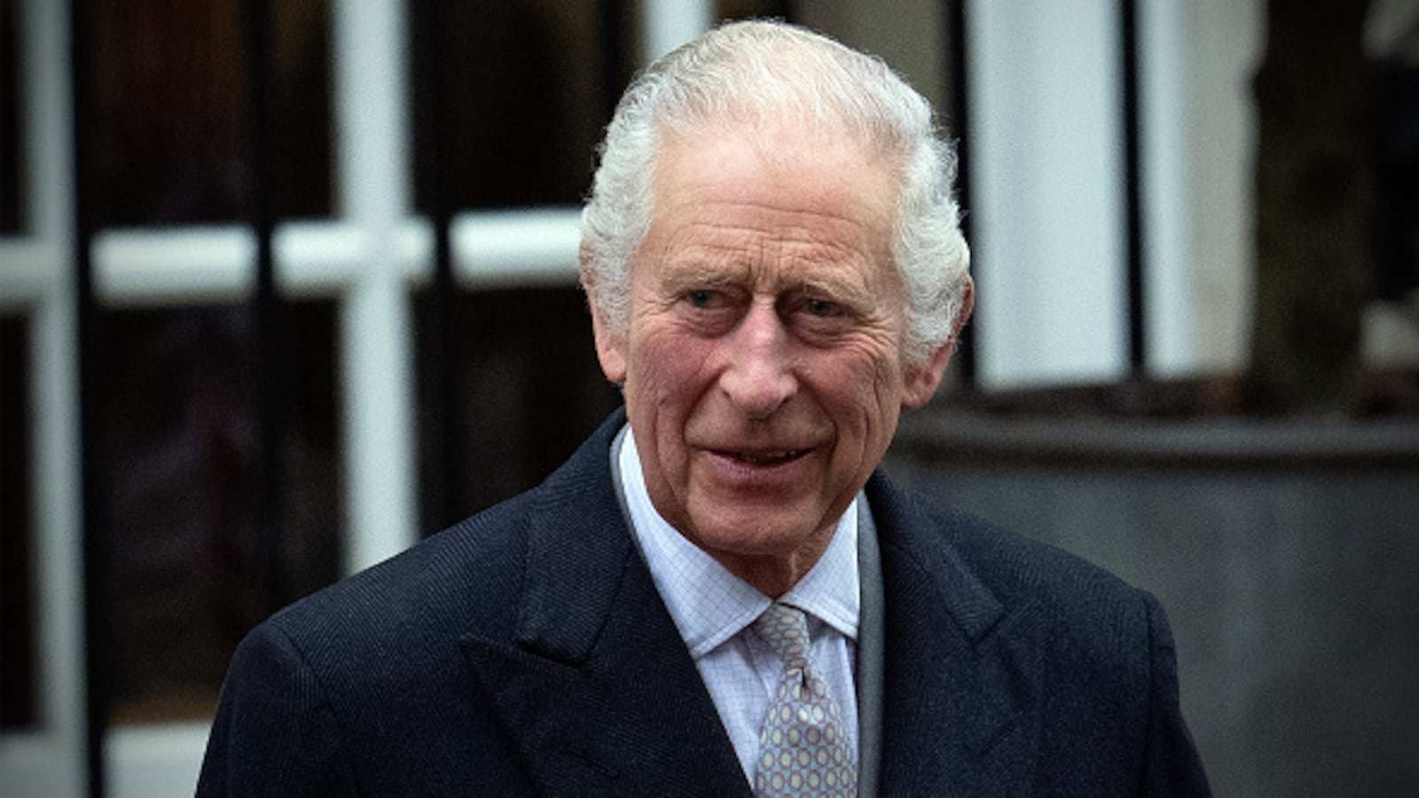 King Charles III departs after receiving treatment for an enlarged prostate at The London Clinic on January 29, 2024 in London, England.