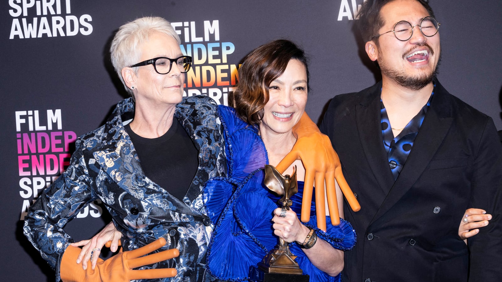 Jamie Lee Curtis, Michelle Yeoh, Dan Kwan