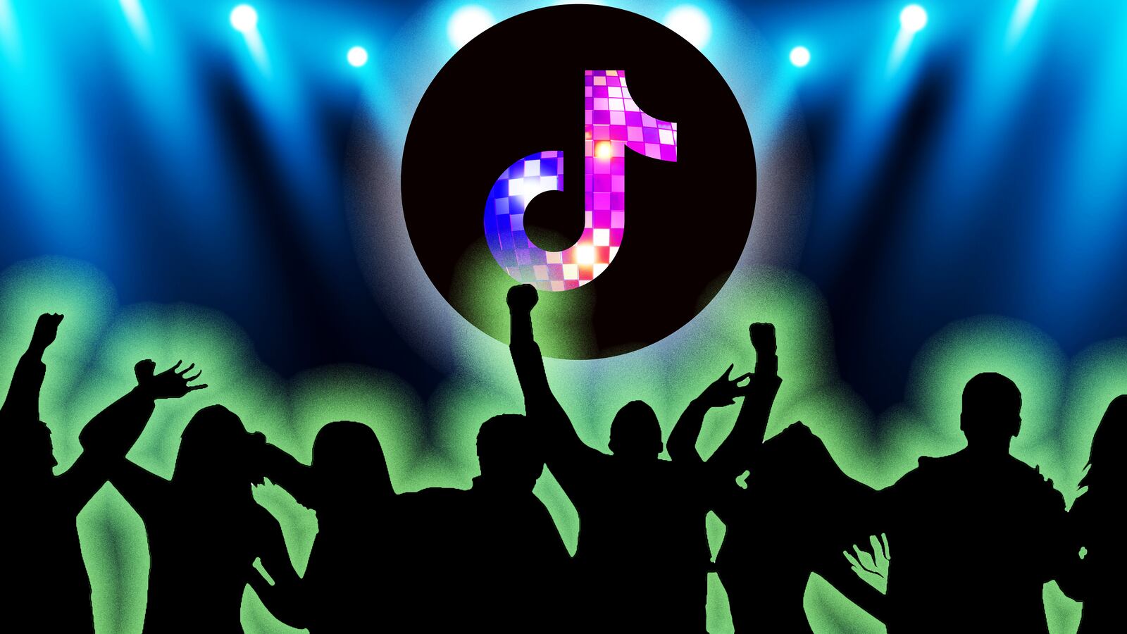 Tik Tok Party illustration