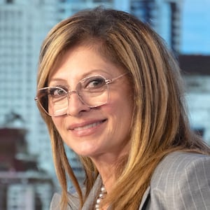 Maria Bartiromo poses during "Mornings With Maria" at Fox Business Network Studios on June 23, 2026 in New York City.