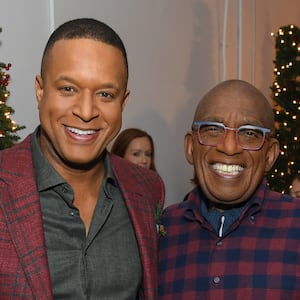 CHRISTMAS IN ROCKEFELLER CENTER -- NBC/Hershey Tree Lighting Viewing Party -- Pictured: (l-r) Craig Melvin, Al Roker --