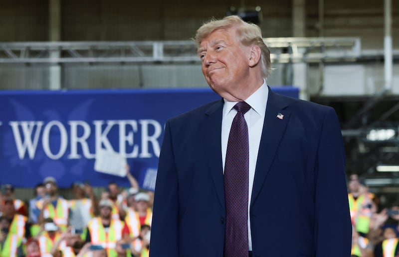 President Donald Trump held a campaign-style event in Pennsylvania's 7th congressional district on June 23, 2026 as polls show his approval underwater and Democrats closing in on GOP candidates in districts Trump won by double digits less than two years ago.