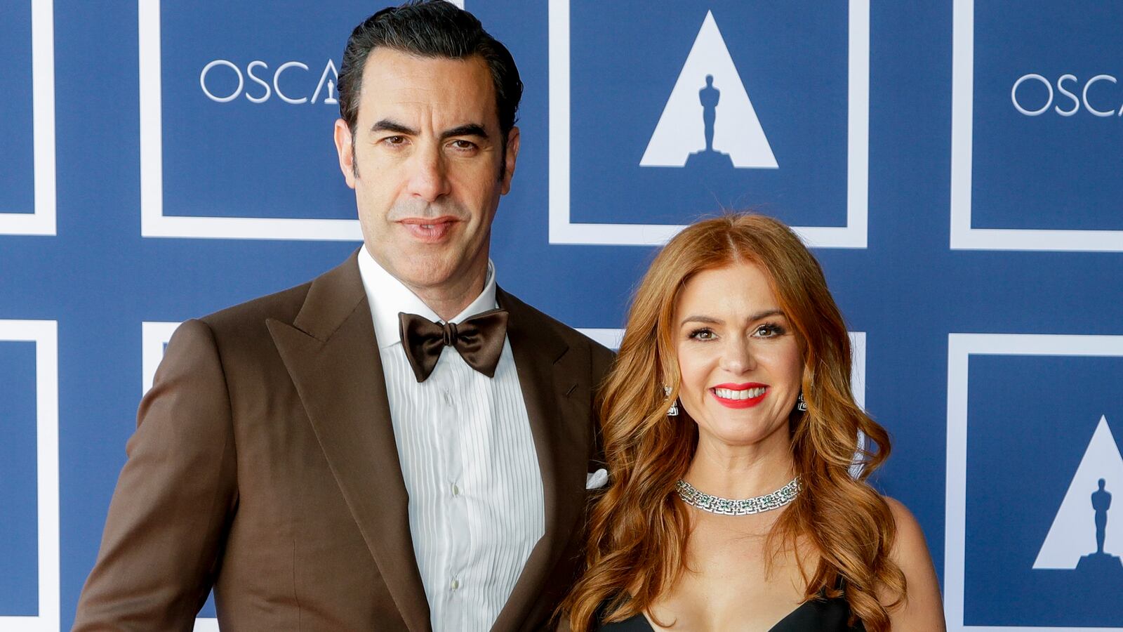 Sacha Baron Cohen and Isla Fisher