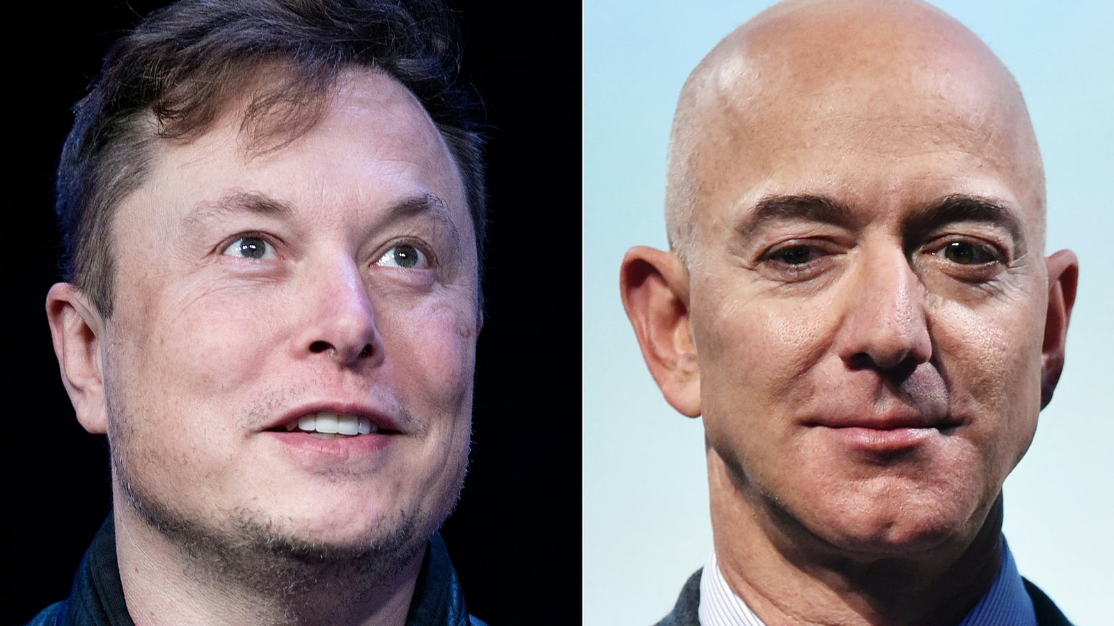 Elon Musk and Jeff Bezos.