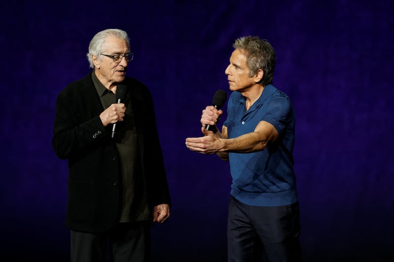 Robert De Niro and Ben Stiller discuss "Focker-In-Law" at Cinemacon