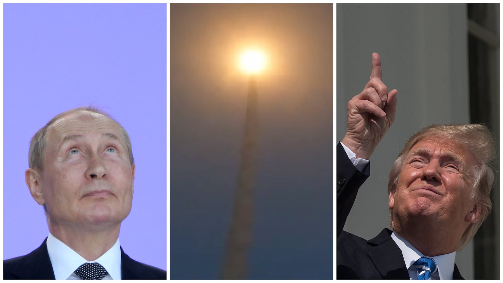 Putin, Rocket, Trump