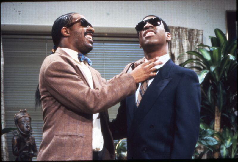 Murphy on SNL with Stevie Wonder