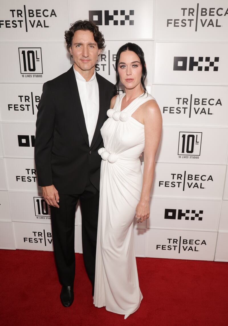 Justin Trudeau and Katy Perry