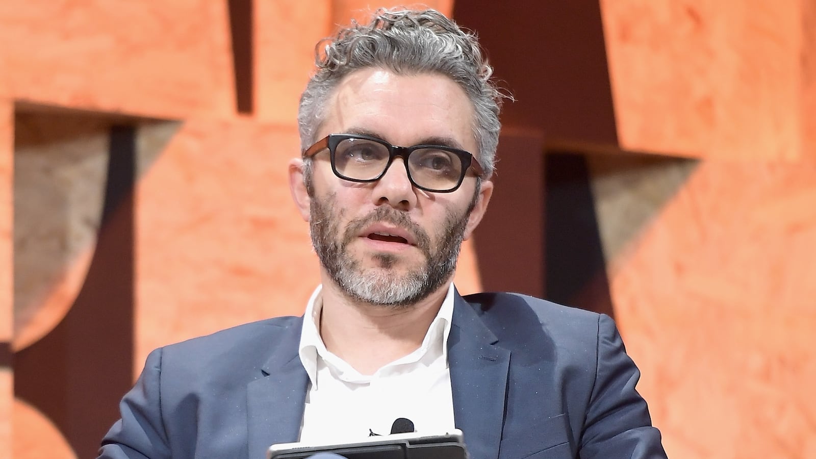 BEVERLY HILLS, CA - OCTOBER 03: Special correspondent at Vanity Fair Nick Bilton speaks onstage during Vanity Fair New Establishment Summit at Wallis Annenberg Center for the Performing Arts on October 3, 2017 in Beverly Hills, California. (Photo by Matt Winkelmeyer/Getty Images)