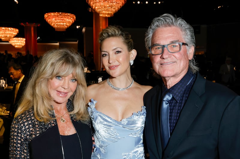 Goldie Hawn, Kate Hudson and Kurt Russell