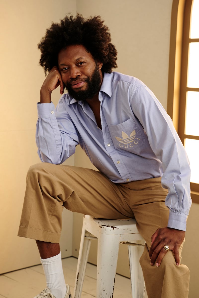 Jeremy O. Harris of "Erupcja" poses in the Getty Images Portrait Studio