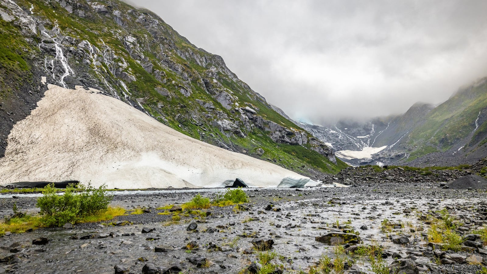 Byron Glacier in Anchorage, Alaska