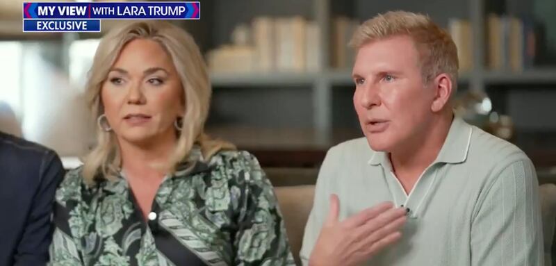 Todd and Julie Chrisley open up to Lara Trump on life after jail.