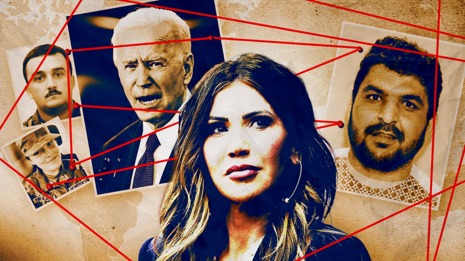 Kristi Noem spreading misinformation about Biden's part in the Shooting of two National Guard members.