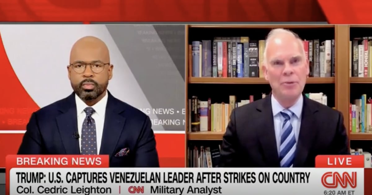 CNN Military Analyst Baffled By Trump’s Kidnapping Defense