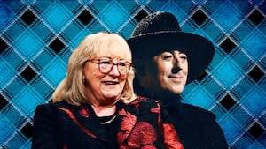 Donna Kelce and Alan Cumming in Traitors: Season 4.