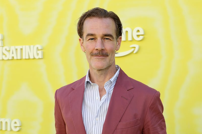 James Van Der Beek attends the Los Angeles premiere of the series ‘Overcompensating’ in May 2025.