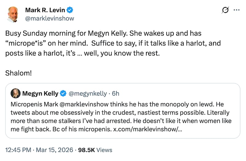 Megyn Kelly Mark Levin