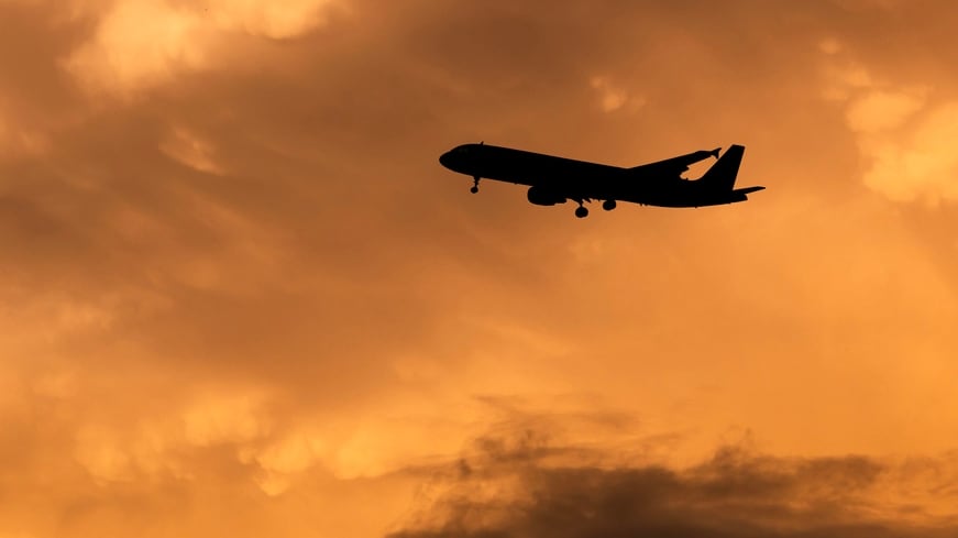 Generic photo of plane.