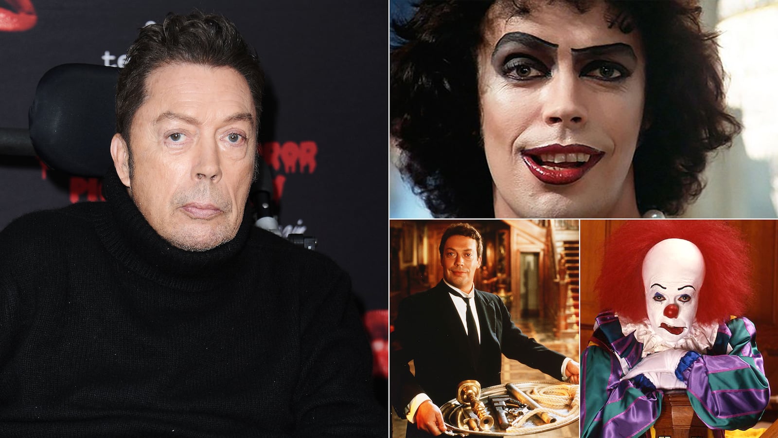 Tim Curry, Rocky Horror Picture Show, IT, Clue