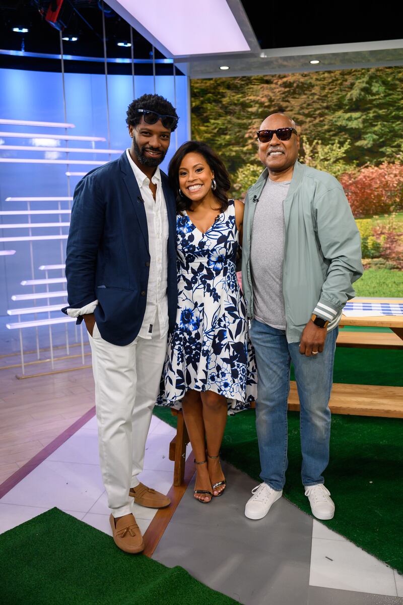 TODAY -- Pictured: Summer Fashion with husbands and dads (Sheinelle Jones) on Friday, June 14, 2019 -- (Photo by: Nathan Congleton/NBCU Photo Bank/NBCUniversal via Getty Images via Getty Images)