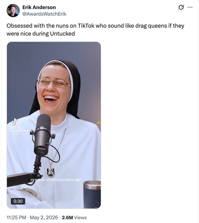 A screenshot of a video on X