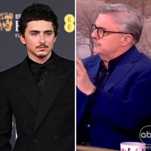 Chalamet and Nathan Lane