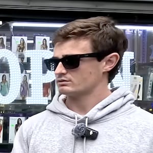 Ndoye confronts Nick Shirley abot filming traders, telling him: "This is how we eat. Get the f--k out of here."