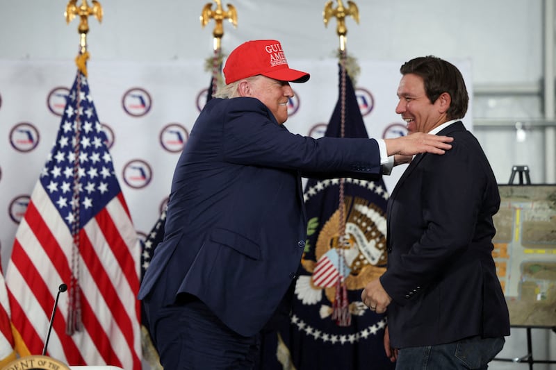Trump and Desantis