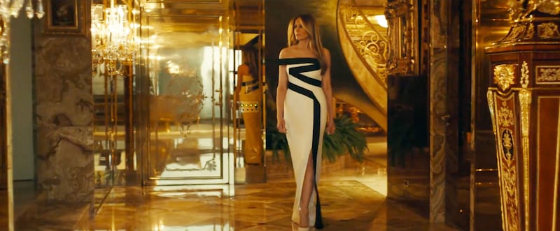 Screenshot from the Melania documentary