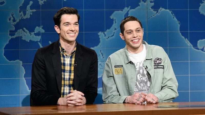 John Mulaney and Pete Davidson on "SNL"