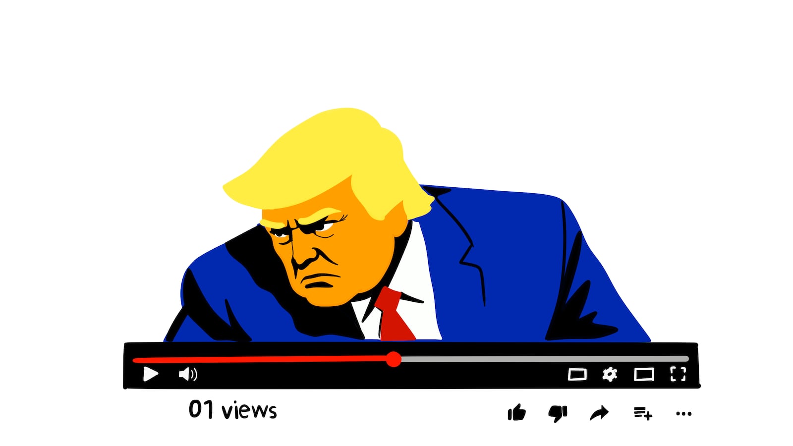 Donald Trump illustration