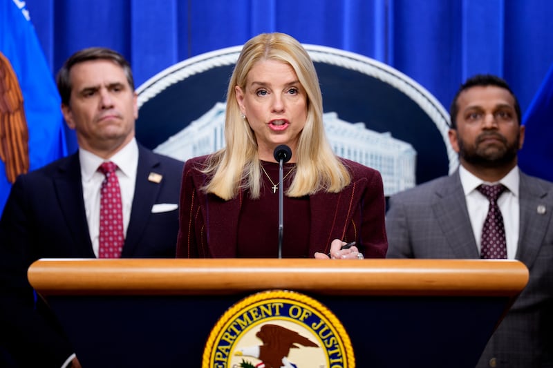Todd Blanche, Pam Bondi, Kash Patel