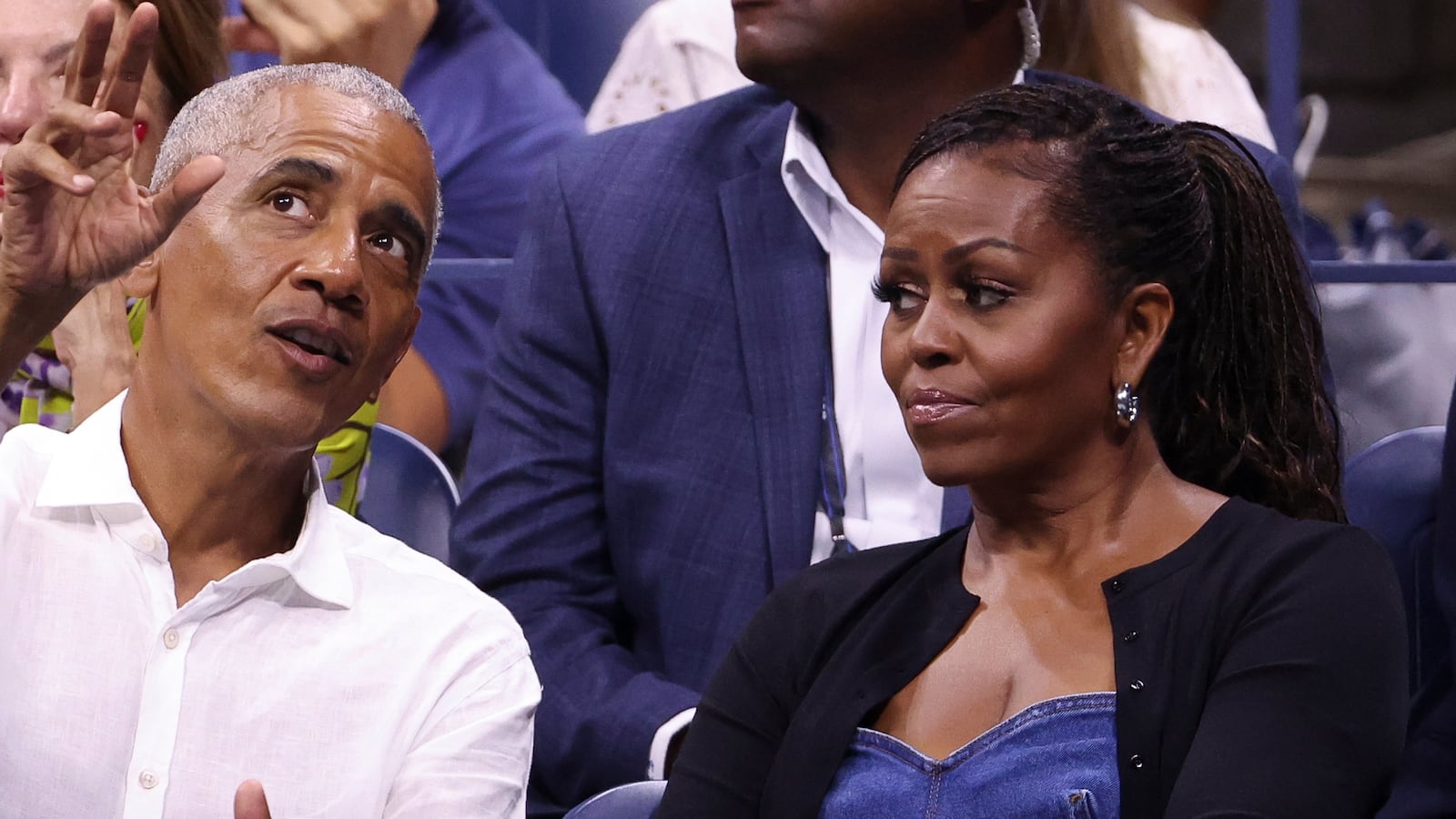 Barack Obama and Michelle Obama.