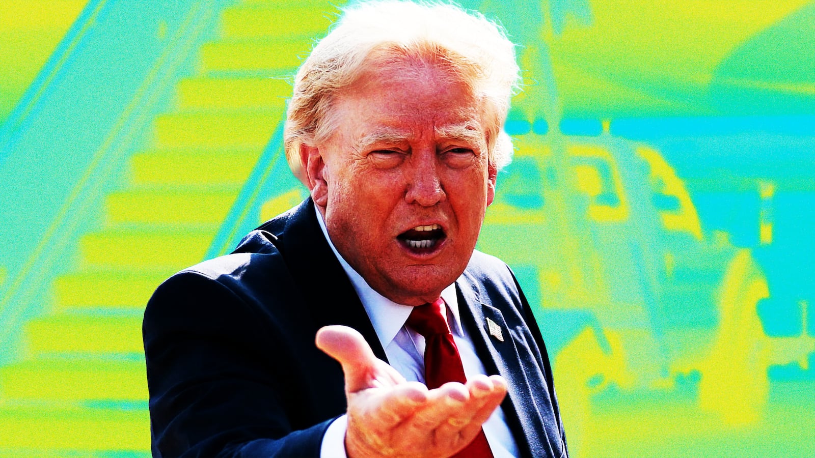 Donald Trump photo illustration