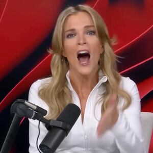 Megyn Kelly presenting her online show.