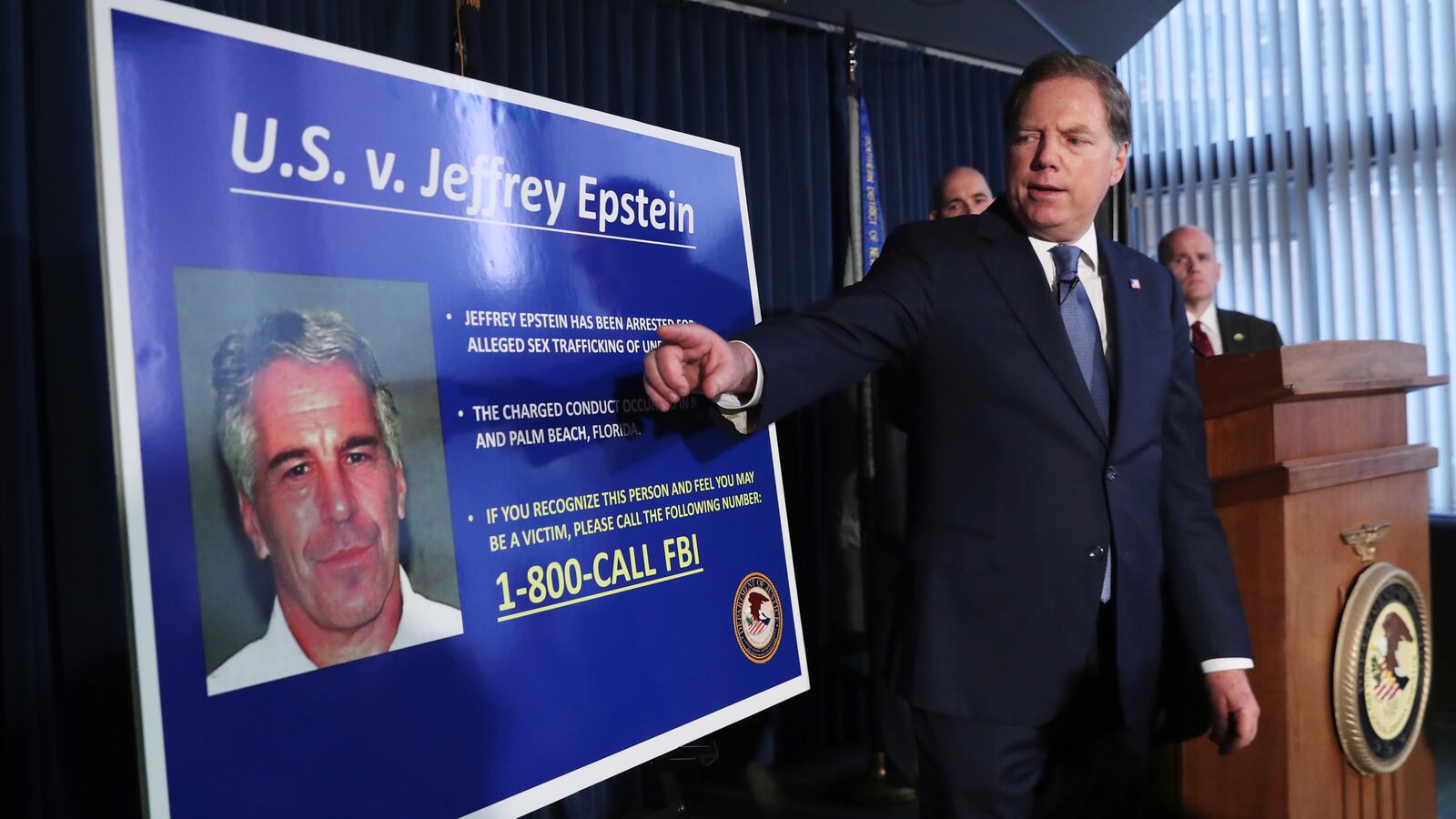 Geoffrey Berman, United States Attorney for the Southern District of New York.